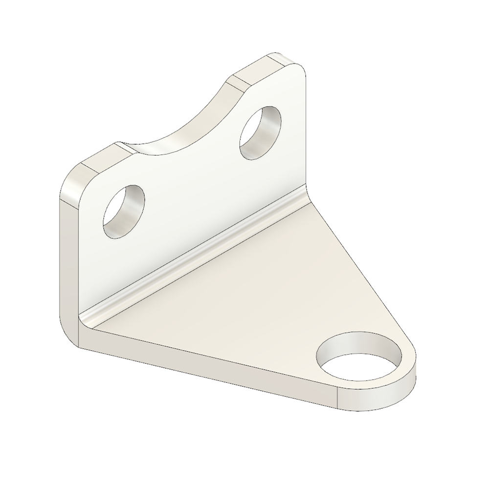 66-208-1 MODULAR SOLUTIONS ALUMINUM BRACKET<br>8MM SENSOR HOLDING